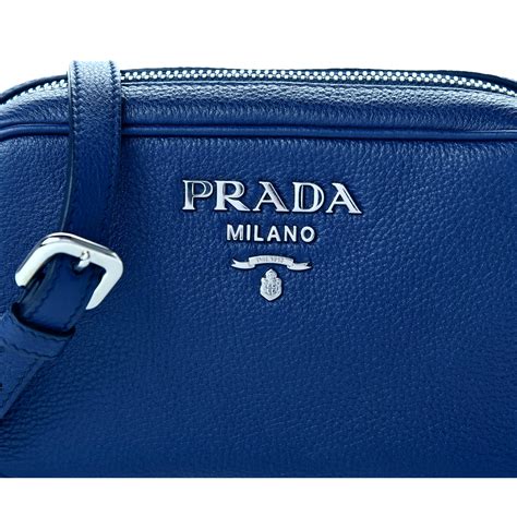 prada vitello phenix crossbody small navy blue|Prada silver crossbody wallet.